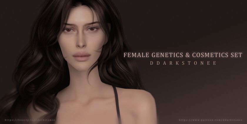 Female Genetics & Cosmetics Set! Sims 4 CC
