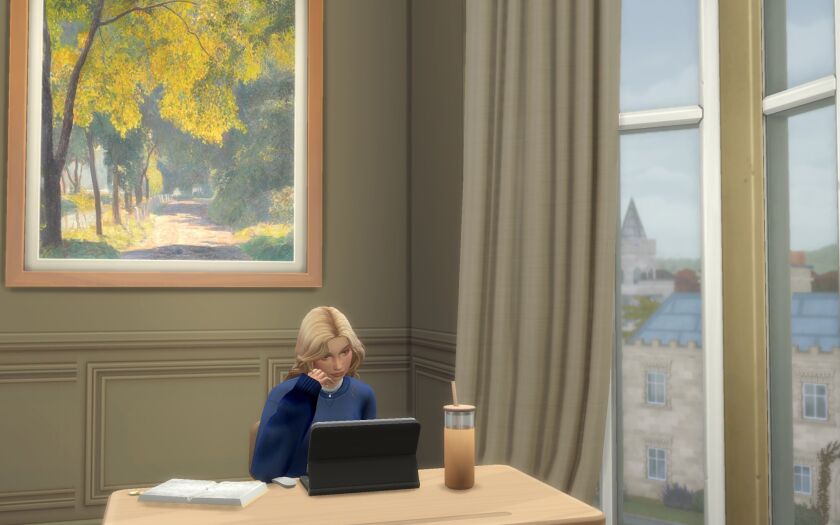 Meet Natalie Foster: Aspiring Museum Curator 2 sims 4 cc figured it might be a good idea to do some 2
