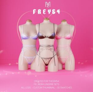 Elegant FR_Neira Lingerie Sets Sims 4 CC