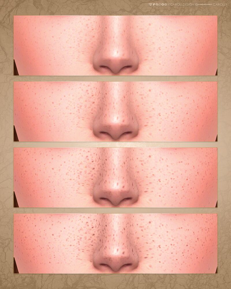 Freckles 37 HQ By Carolldesign 2 sims 4 cc freckles 37 hq by carolldesign 2