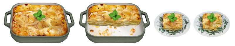Delicious French Cuisine: Onion Soup, Gratin, and Clafoutis 2 sims 4 cc french onion soup gratin dauphinois and clafoutis french cuisine by somik severinka 2