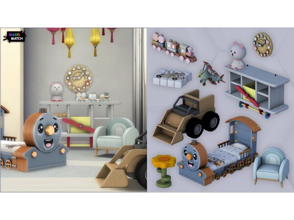 Dreamy Kids Room Creations 1 Dreamy Kids Room Creations Sims 4 CC