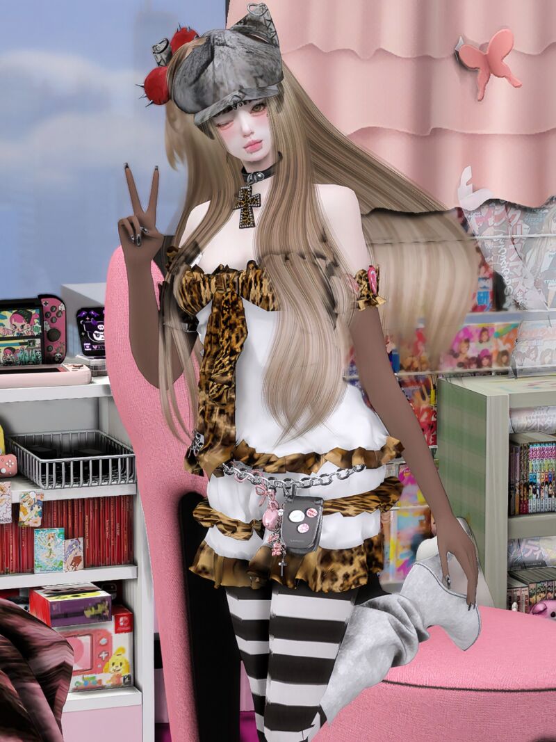 Stylish Gal Suits Collection 3 sims 4 cc gal suits by mmmyuqg 2