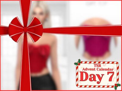 Gift TOP By Puresim Sims 4 CC