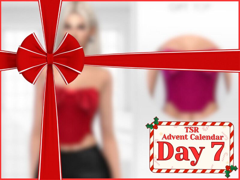 Gift TOP By Puresim Sims 4 CC