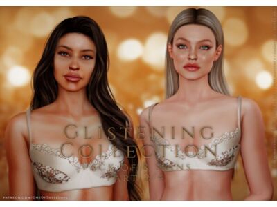 ✨ Glistening Collection – Pack Of 8 Skins ✨ – Part 2/4: Noel & Gigi Skins Sims 4 CC