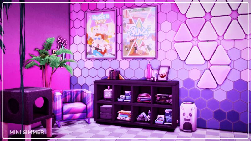 Glitchware Grid - No CC 10 sims 4 cc glitchware grid no cc by mini simmer 2