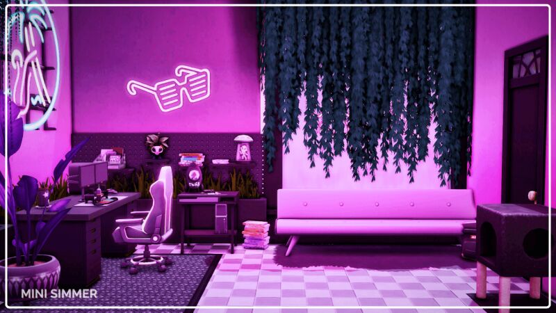 Glitchware Grid - No CC 9 sims 4 cc glitchware grid no cc by mini simmer 4
