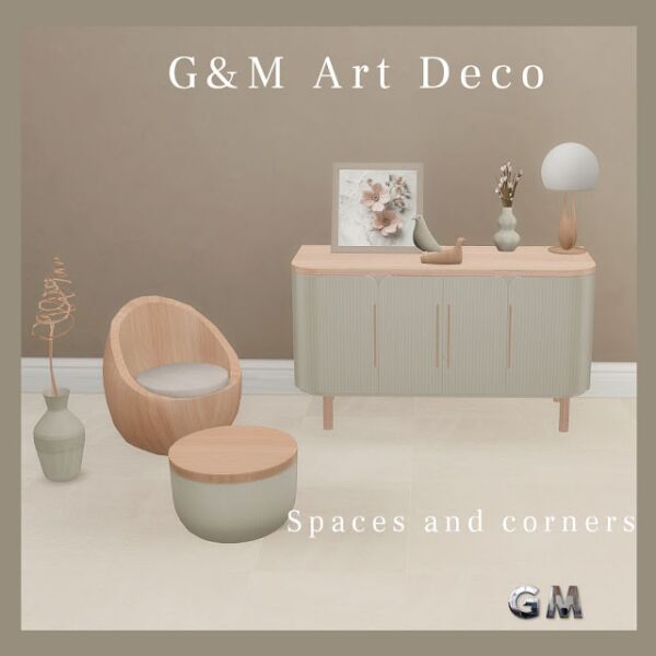 G&M ART Deco By Gm_Gabrielasims 1 G&M ART Deco By Gm_Gabrielasims Sims 4 CC