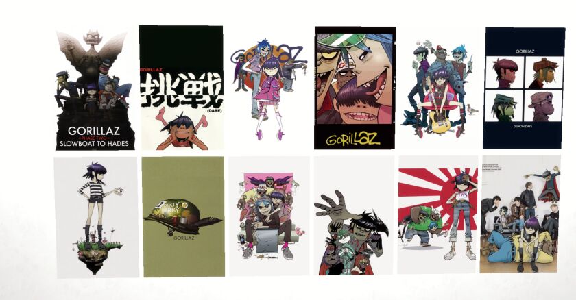 sims 4 cc gorillaz poster cc 2