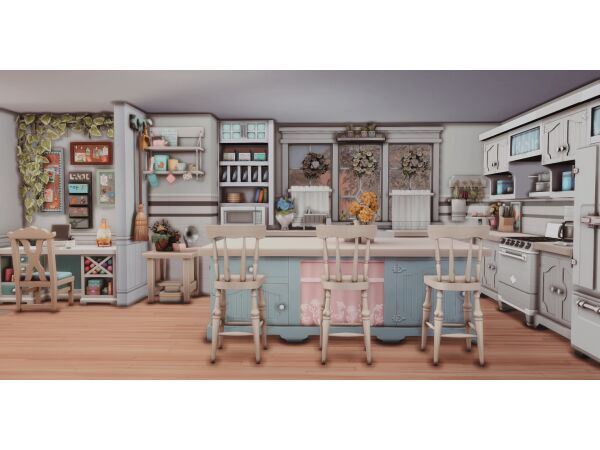 Grannie’s Kitchen: A Cozy Culinary Space 1 Grannie’s Kitchen: A Cozy Culinary Space Sims 4 CC