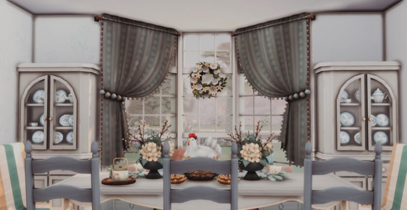 Grannie’s Kitchen: A Cozy Culinary Space 4 sims 4 cc grannies kitchen by pilarleonyt 3