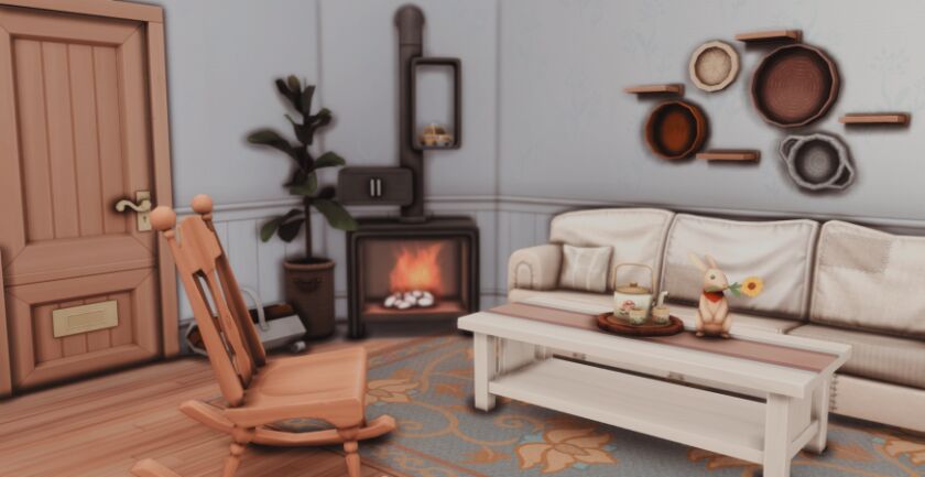 Grannie’s Kitchen: A Cozy Culinary Space 2 sims 4 cc grannies kitchen by pilarleonyt 5