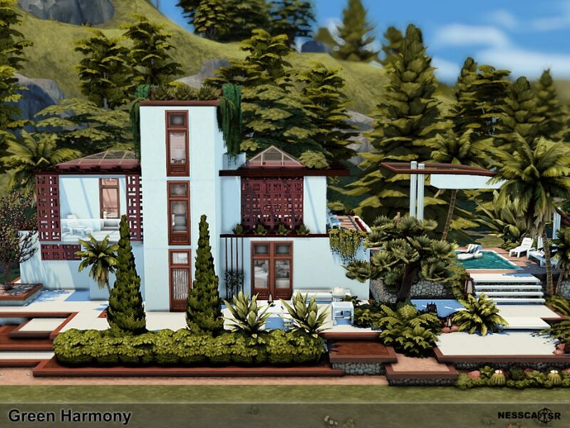 Green Harmony 10 sims 4 cc green harmony 2