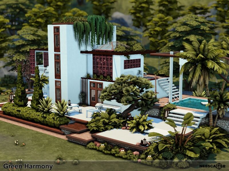 Green Harmony 11 sims 4 cc green harmony 3