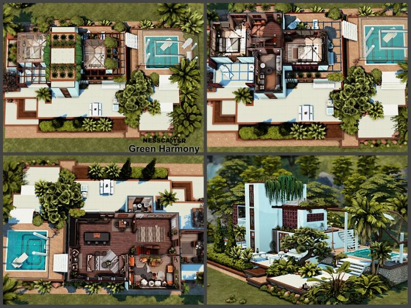 Green Harmony 8 sims 4 cc green harmony 4