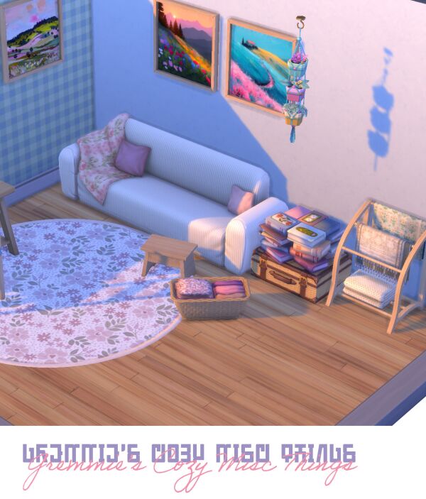 Gremmie’s Cozy Misc Things 1 Gremmie’s Cozy Misc Things Sims 4 CC