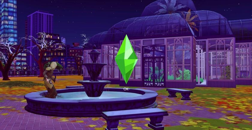 Grim Splashing in Fountain Loading Screen Set 1 Grim Splashing in Fountain Loading Screen Set Sims 4 CC