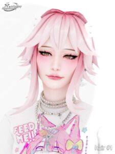 Stylish Hair Mesh #1 Sims 4 CC