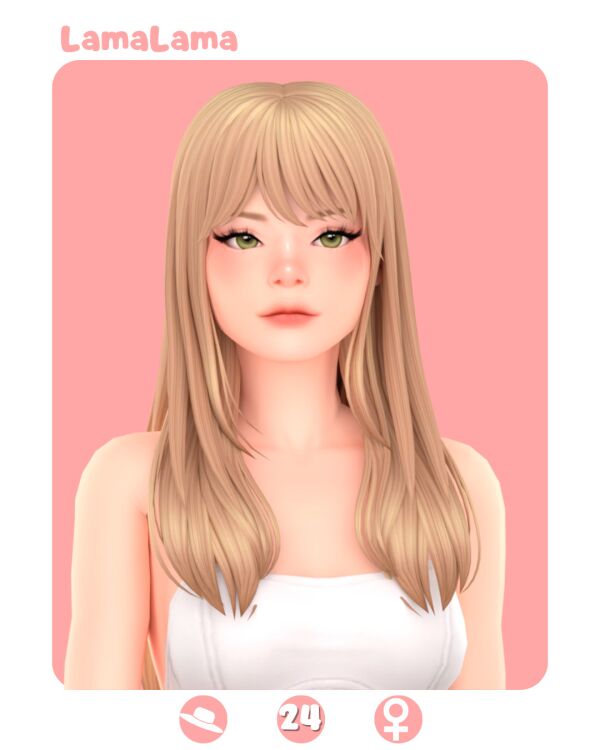 Hair Annie by Lamalama 1 Hair Annie by Lamalama Sims 4 CC