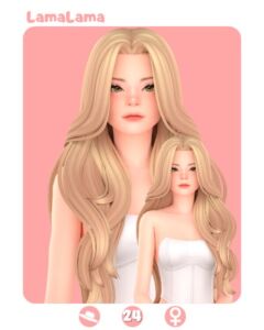 Hair Silvia Sims 4 CC