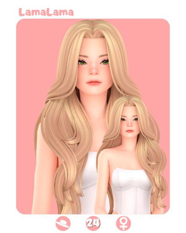 Hair Silvia Sims 4 CC