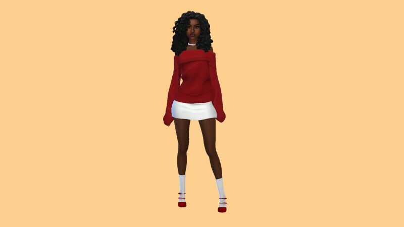 sims 4 cc halle by sim ish 2