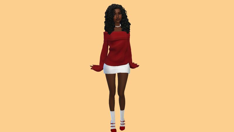 sims 4 cc halle by sim ish 4