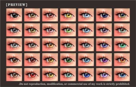 Capricorn Facepaint Eyes for Sims 4 Sims 4 CC
