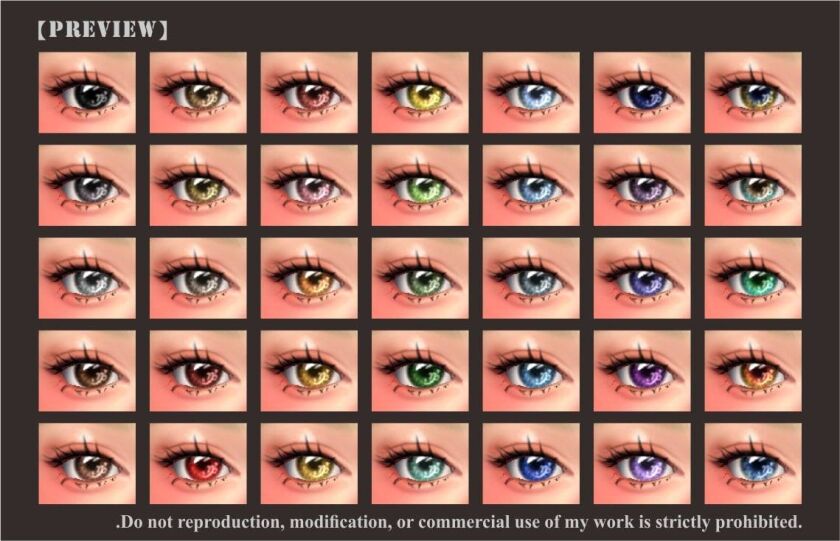 Capricorn Facepaint Eyes for Sims 4 Sims 4 CC