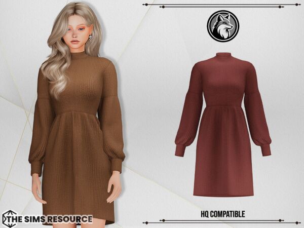 Elegant Hannah Dress by Forlima Sims 4 CC