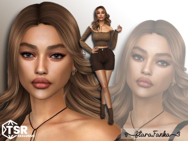 Hannah Mercer By Starafanka Sims 4 CC