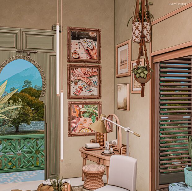 Heart Of Morocco - Stunning Moroccan Decor 2 sims 4 cc heart of morocco by kysworldgames 2