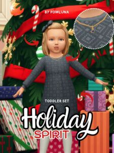 Celebrate the Holiday Spirit for Toddlers Sims 4 CC