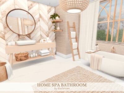 Home Spa Bathroom By Blustersims Sims 4 CC