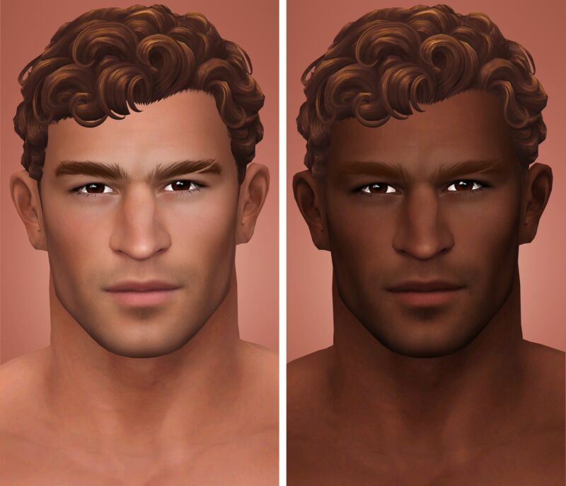sims 4 cc honeycomb skin by golyhawhaw 2