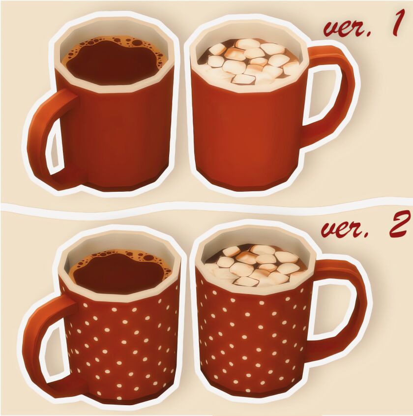 Cozy Up with Hot Cocoa Override Mod 3 sims 4 cc hot cocoa override 3