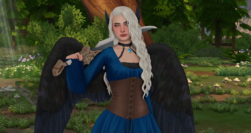 sims 4 cc i recently updated my minecraft skin so naturally 2