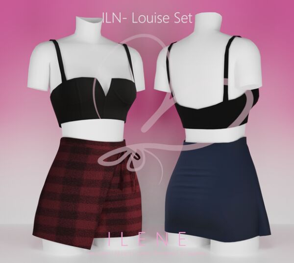 Charming Louise Set for Everyday Wear 1 Charming Louise Set for Everyday Wear Sims 4 CC