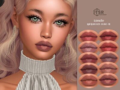 IMF Apple Lipstick N.626 By Izziemcfire Sims 4 CC