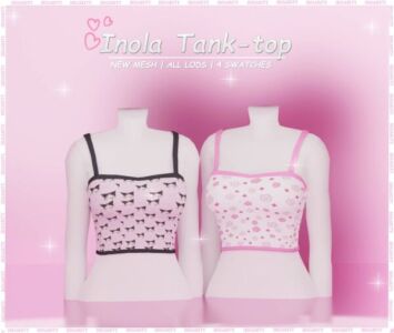 Inola Tank-Top ♡ By Irisarity Sims 4 CC