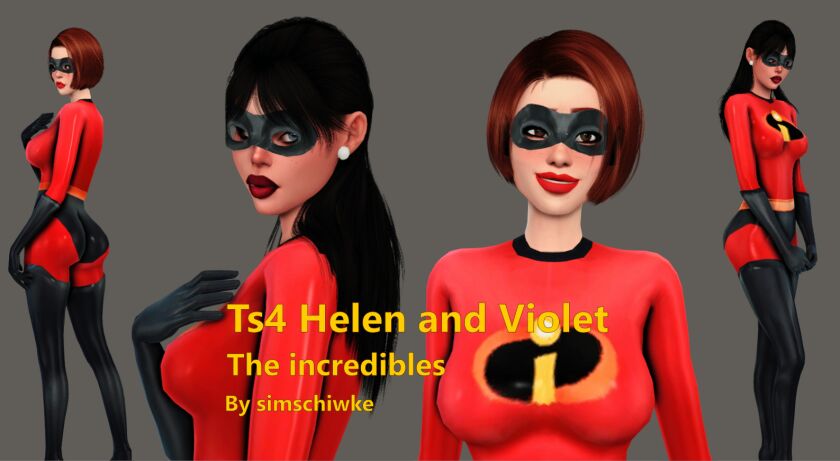 Incredible Inspirations: Helen and Violet Sims 4 CC