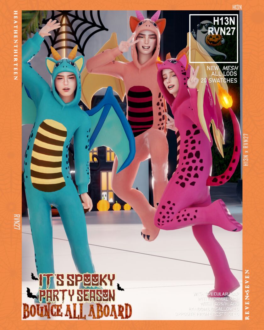 🎃 It's Spooky Party Season! 5 sims 4 cc its spooky party season bounce all aboard 10