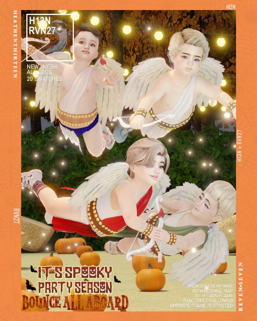 🎃 It's Spooky Party Season! 7 sims 4 cc its spooky party season bounce all aboard 2