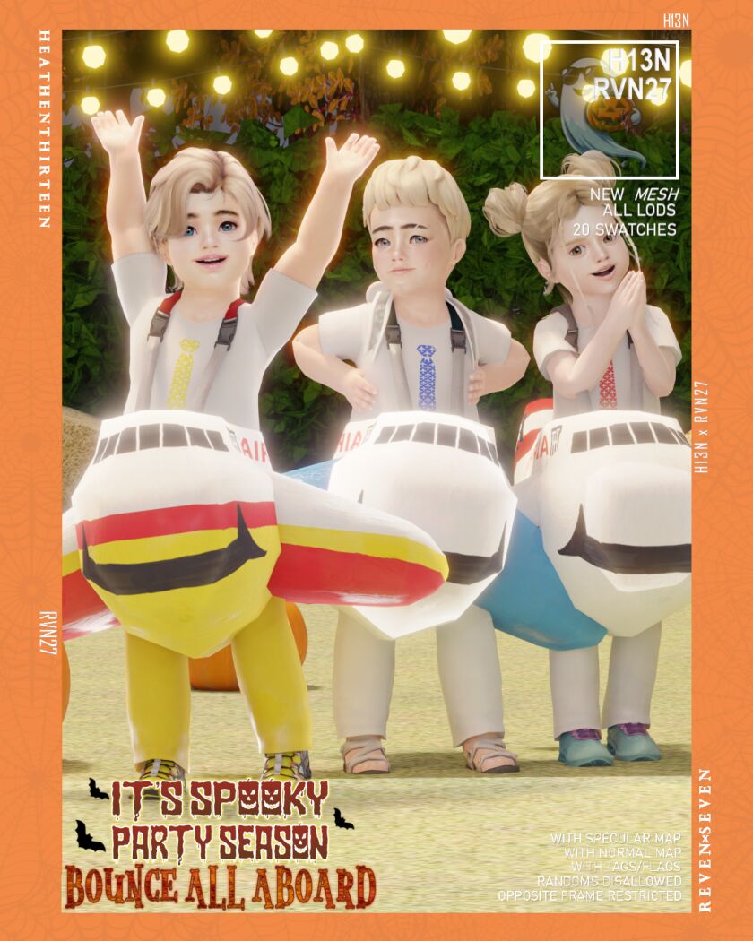🎃 It's Spooky Party Season! 9 sims 4 cc its spooky party season bounce all aboard 4
