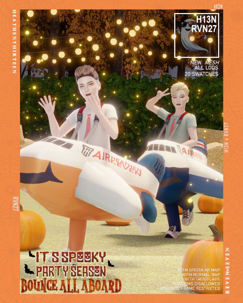 🎃 It's Spooky Party Season! 11 sims 4 cc its spooky party season bounce all aboard 6