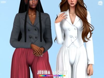Jesiba Jacket – Stylish New Mesh Sims 4 CC