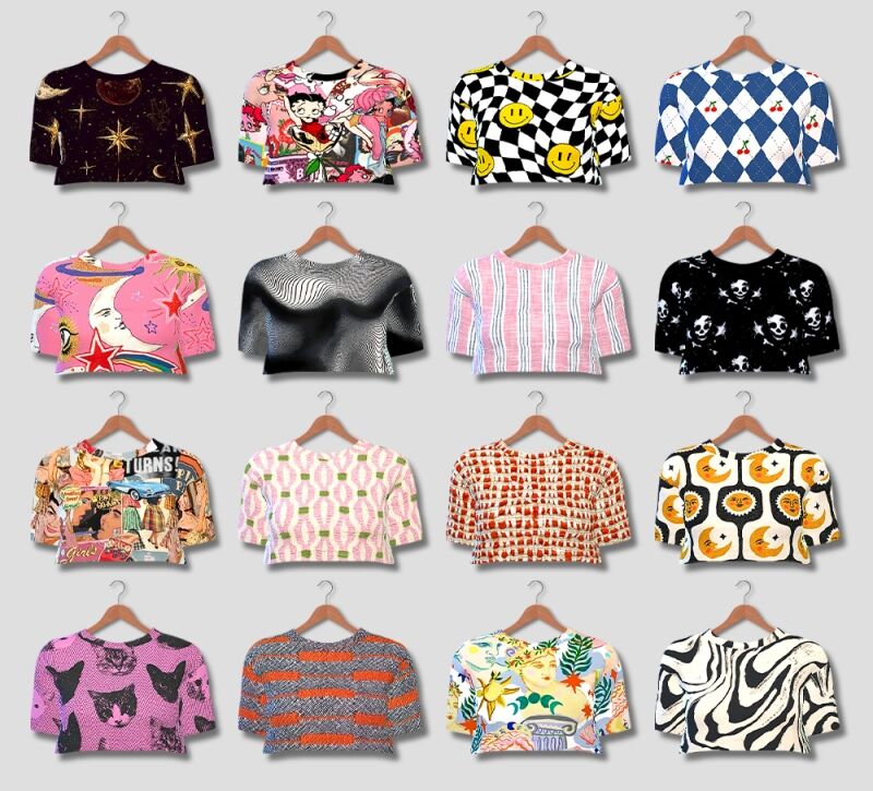 Jessica T-Shirt 2 sims 4 cc jessica t shirt 3