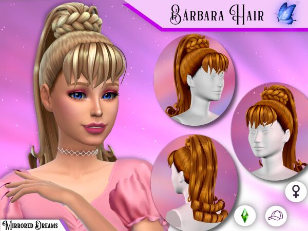 sims 4 cc judite hair 5