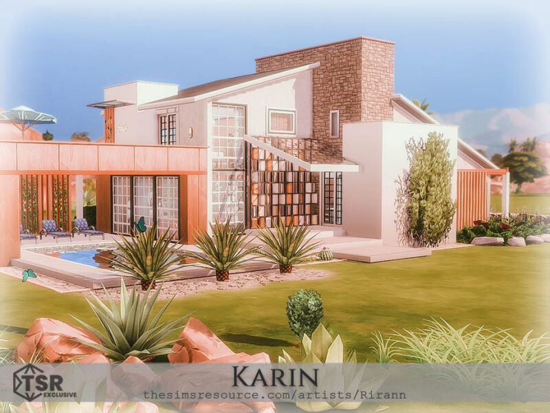 Karin - No CC: Simple Residential House 7 sims 4 cc karin no cc by rirann 2